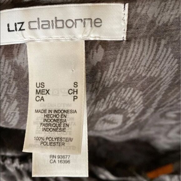 Liz Claiborne Sheer Blouse - Picture 6 of 6